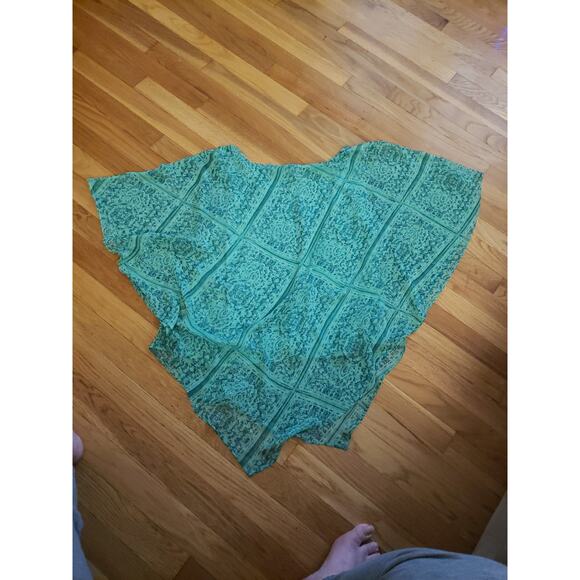 Dana Buchman Asymmetrical Poncho scoop-neck blouse Woman’s XXL - Picture 4 of 4